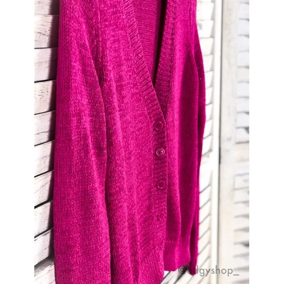 LOFT | Open Knit Cardigan Sweater - Picture 2 of 5